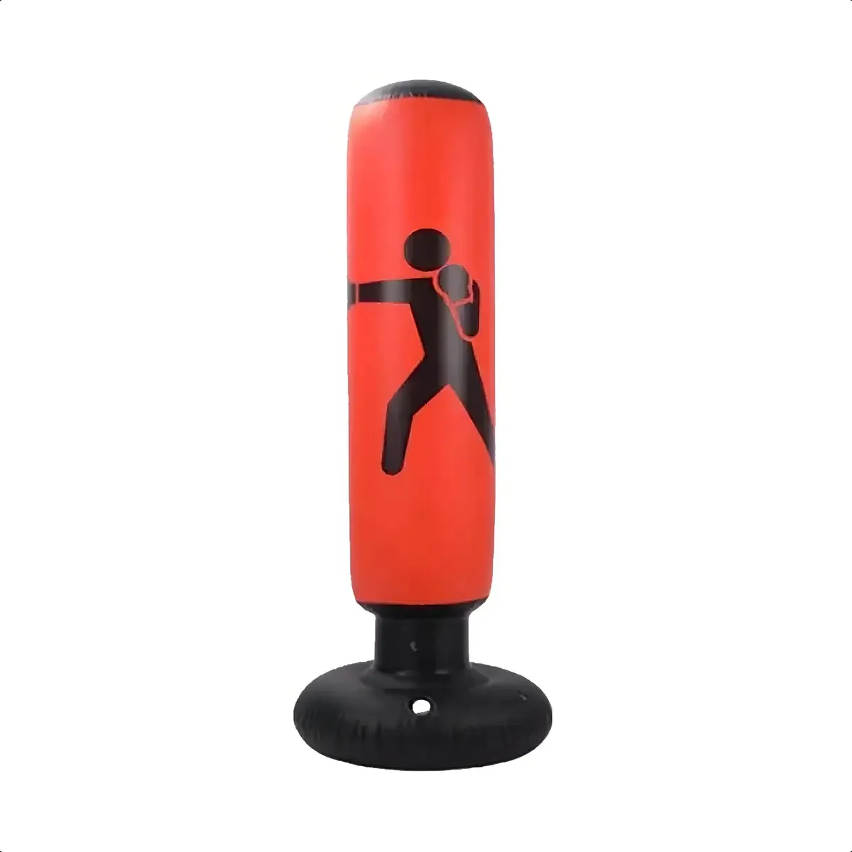Coluna De Arado Inflável Vertical, Saco De Areia Inflável Cor Vermelho