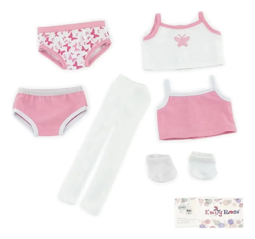 Conjunto de Roupas e Acessórios para Boneca de 18 Polegadas