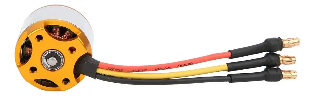 Fosa1 Motor Brushless 1400kv Outrunner, Motor Brushless de Alta Potência A2212 Profissional, Controlador de Motor Brushless para Modelos RC (2450kv)
