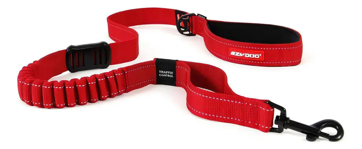 Coleira de cachorro Ezydog Zero Shock para controle e treinamento, cor vermelha