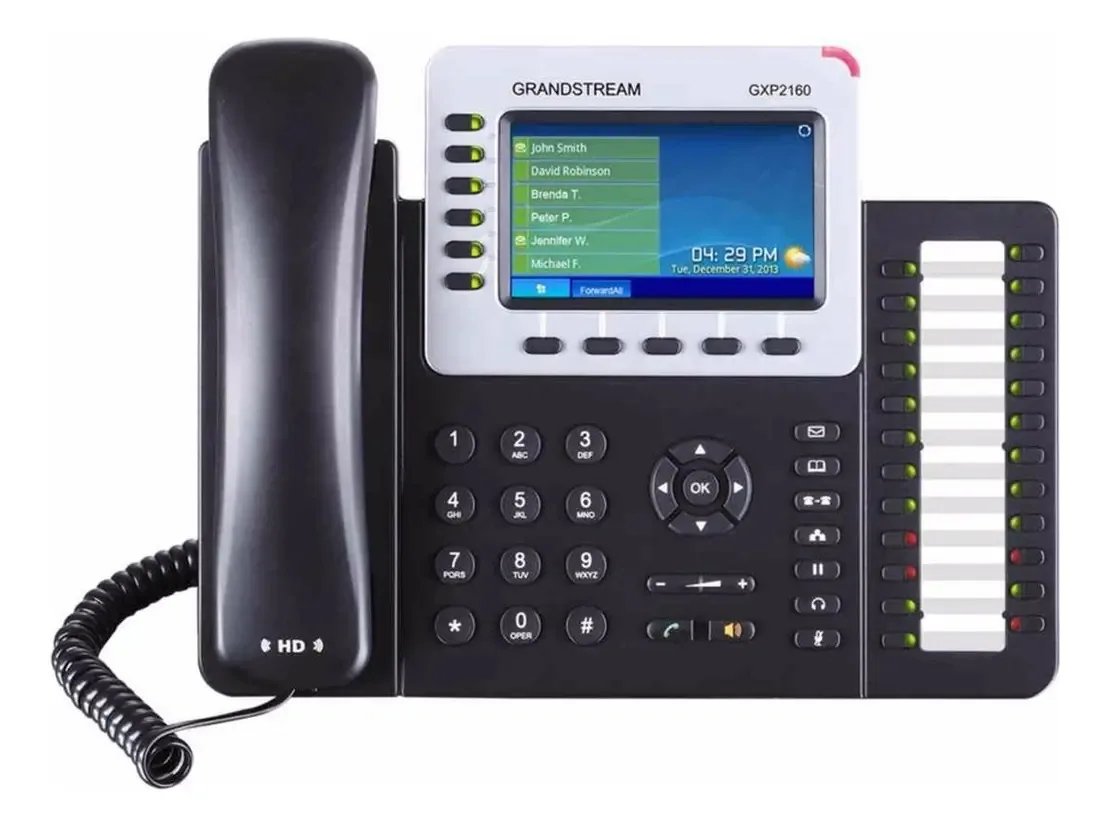 Telefone IP Empresarial Grandstream Gs-gxp2160 Telefone VoIP e Dispositivo