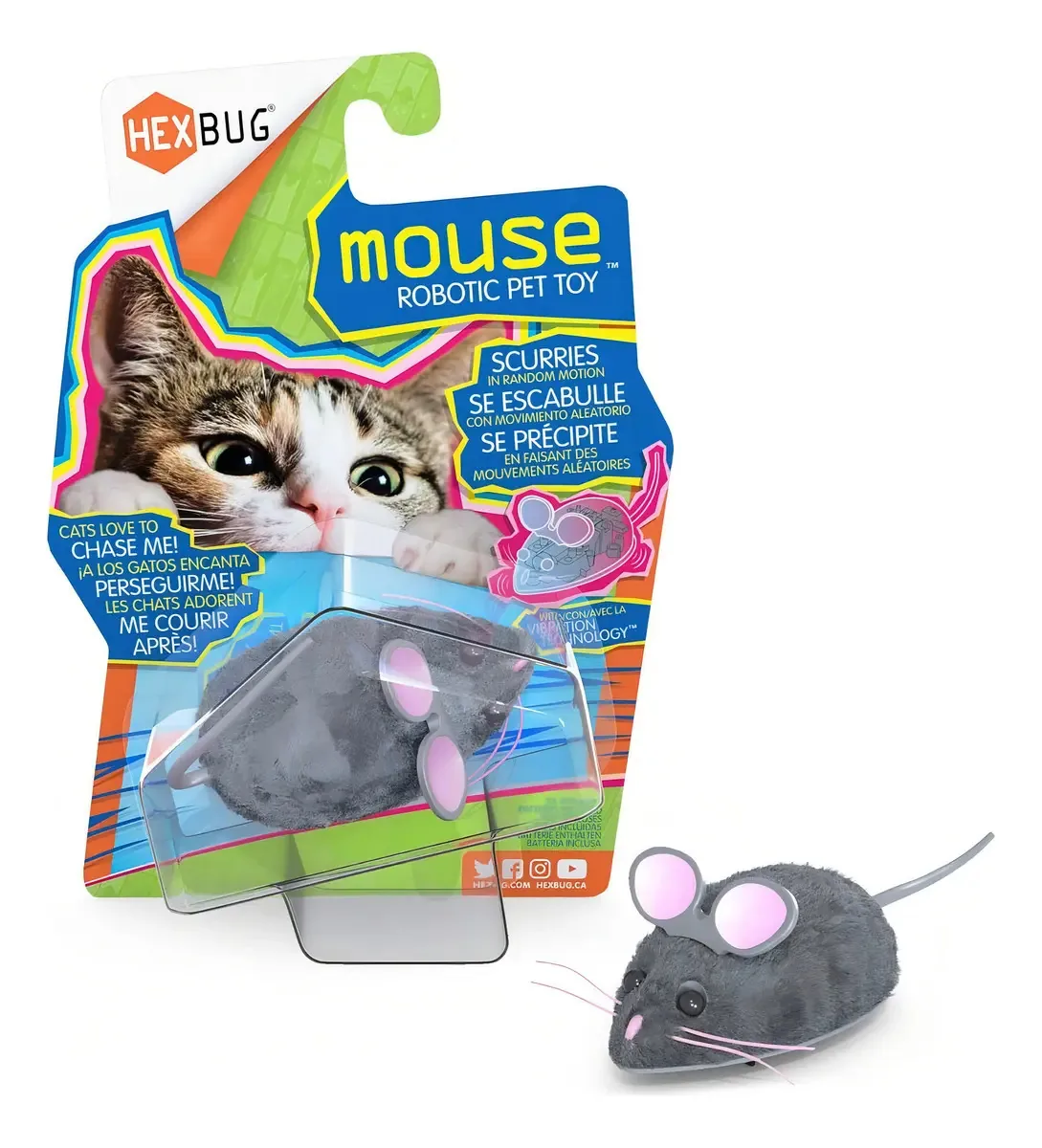Brinquedo Hexbug Robot Mouse para gatos