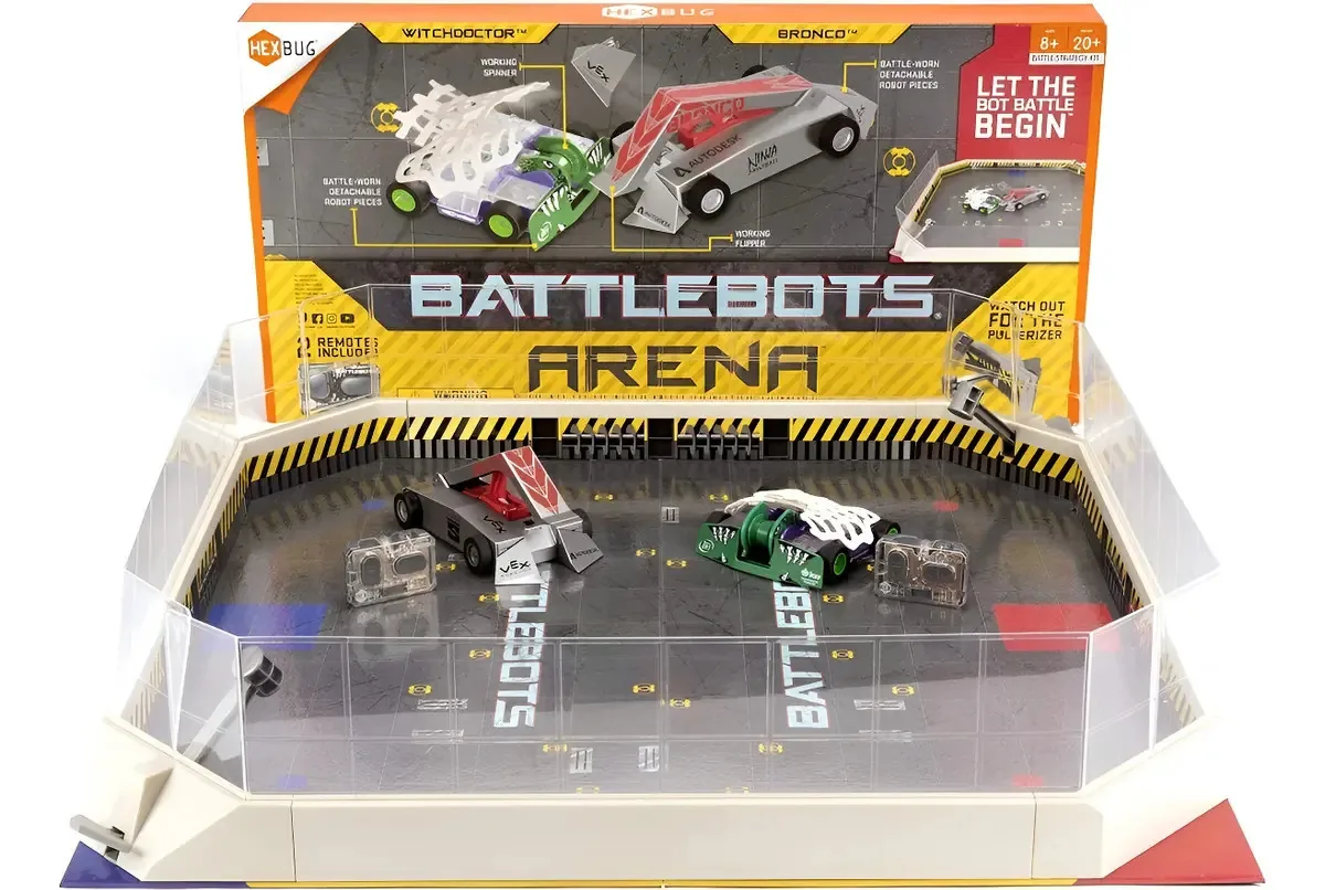 Robôs de combate Hexbug Battlebots Arena Bronco Witchdoctor Bronco Vs Witchdoctor