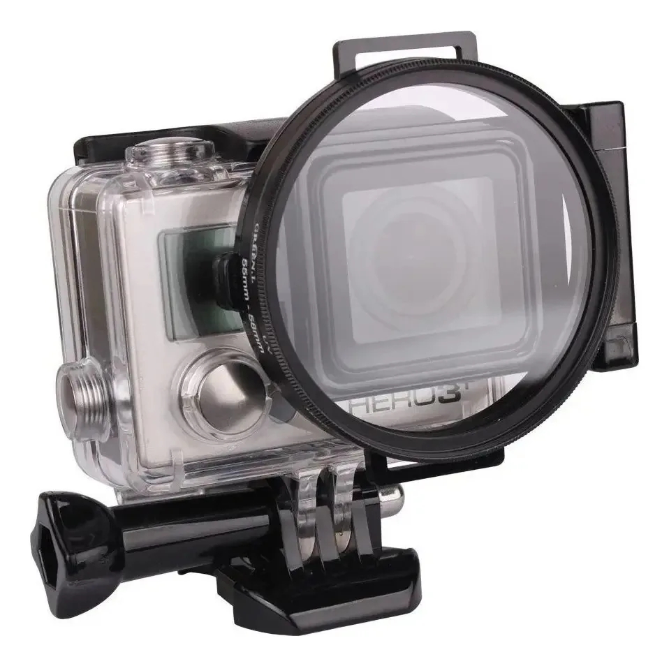 Adaptador De Filtros 58mm Em Gopro Hero 4 E 3