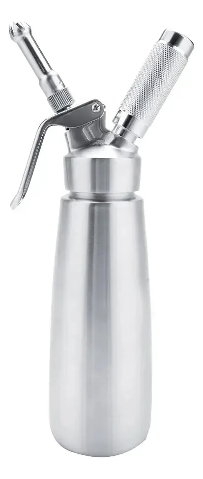 Dispensador de Creme Batido 1000ml com 3 Bicos Inoxidáveis
