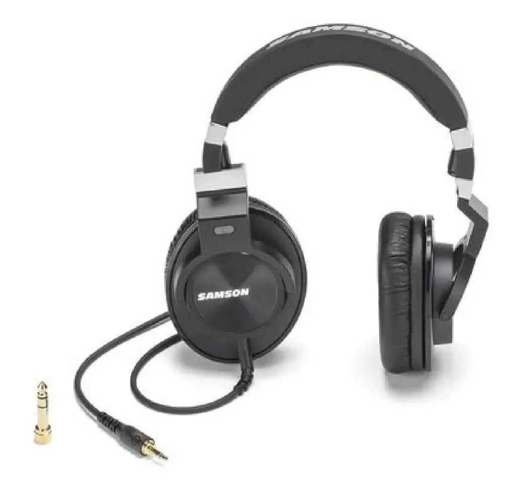 Fone de ouvido fechado: estúdio profissional, gravação de campo e audição de música para audiófilos Samson Z55