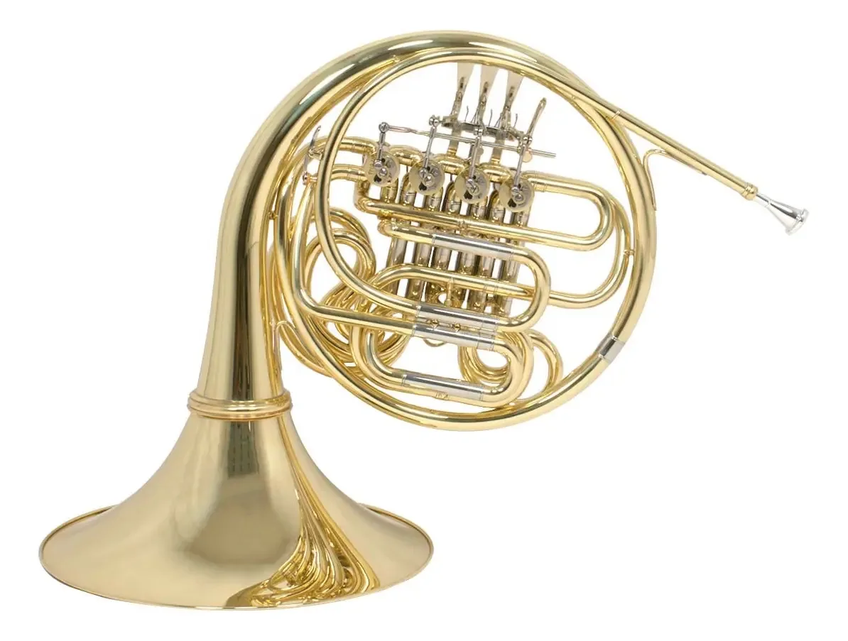 Frances Benjamin Adams Dfr100 Golden Fa Horn com estojo dourado