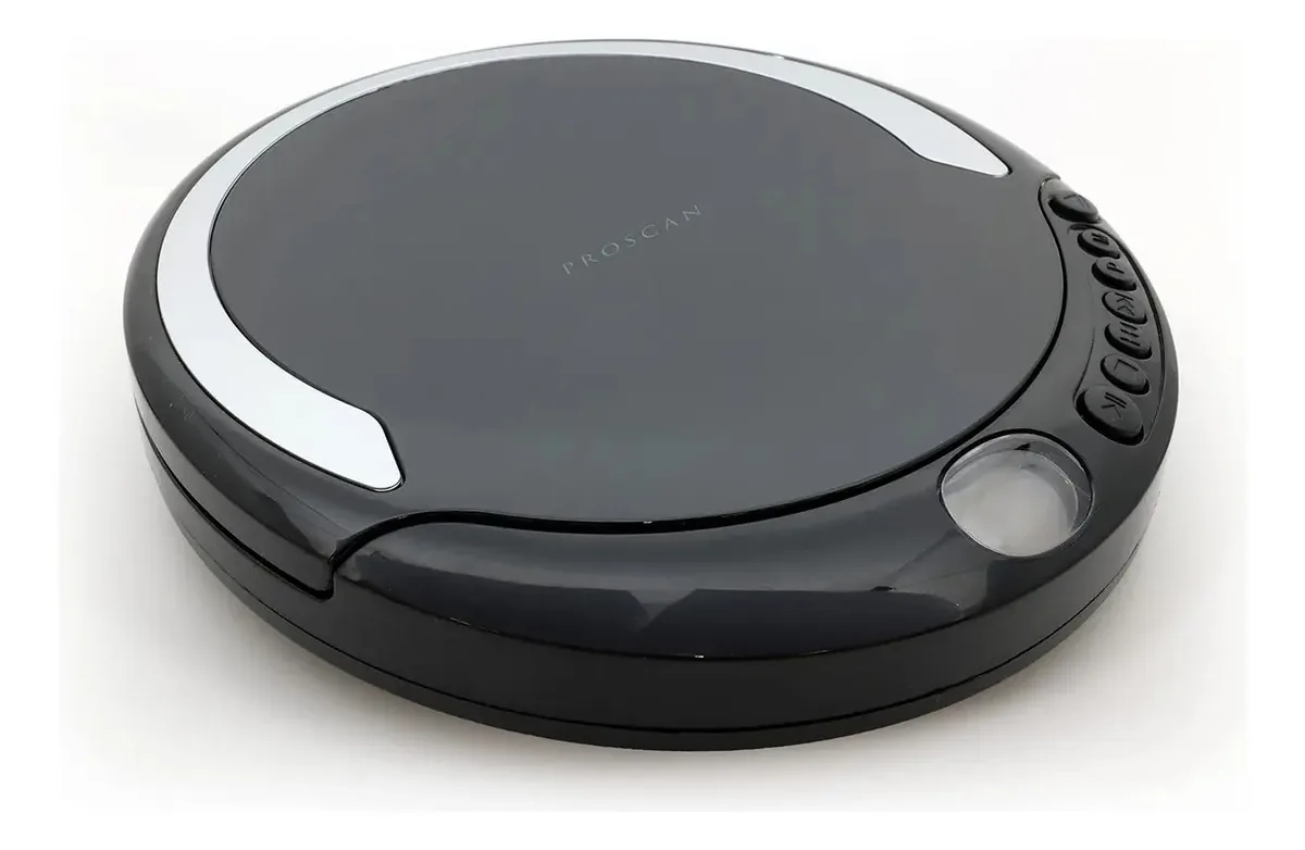 Sylvania Compact CD Player, Preto.