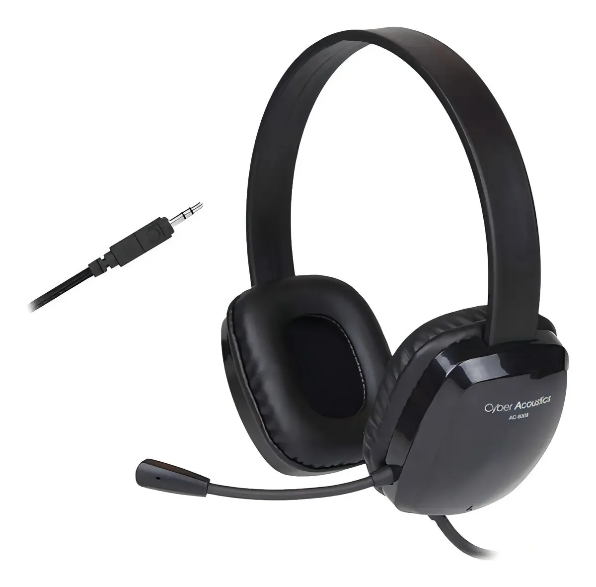 Fones de ouvido estéreo para PC Cyber Acoustics; 0 conexões