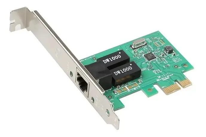 Placa adaptadora de rede PC-e Lan Rj45 Pci Express
