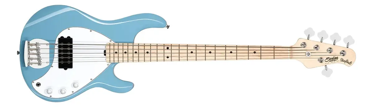 Baixo Sterling Ray5 5 Cordas Ativo Humbucker Chopper Blue