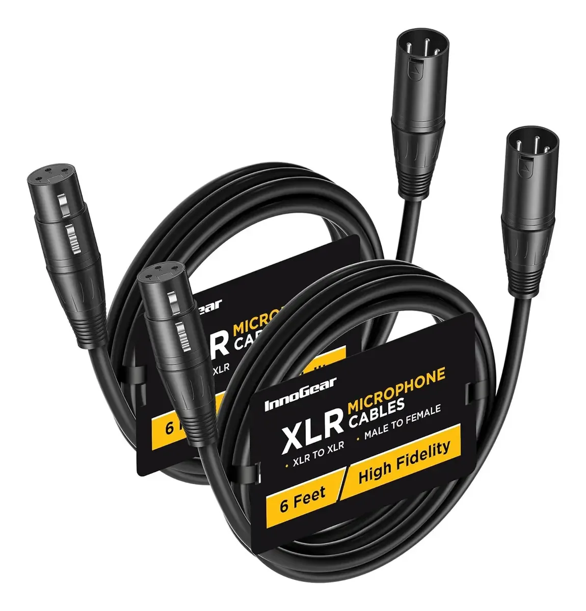 Cabos de microfone Innogear XLR,