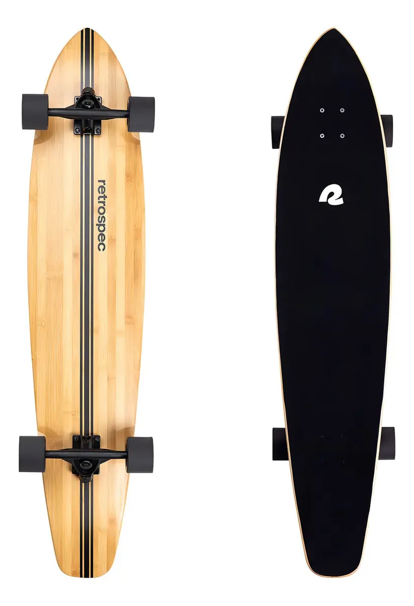 Retrospec - Skate Zed Long Bamboo, estilo pintail