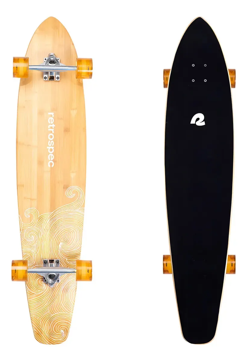 Retrospec - Skate Zed Long Bamboo, estilo pintail
