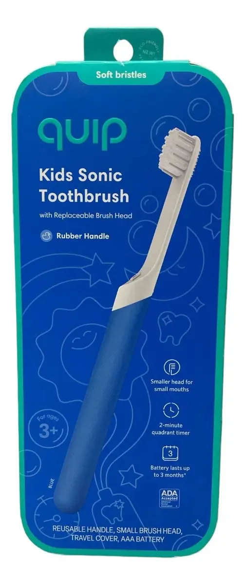 Escova de dentes infantil Quip Blue Electro Sonic