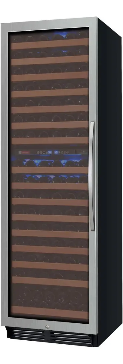 Allavino YHWr172-2Sl20 - Refrigerador de vinho de 172 garrafas, aço