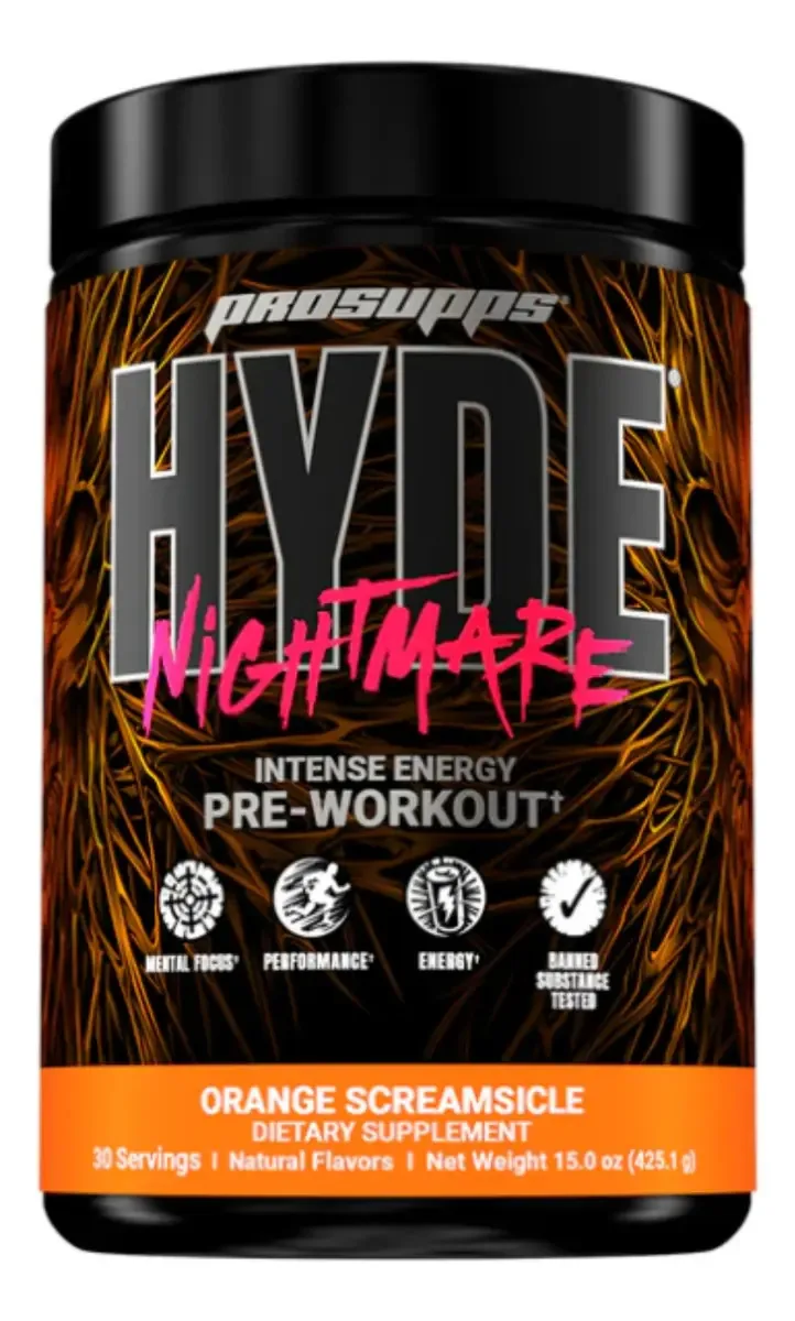 Serviços do Prosupps Hyde Nightmare 30 Orange Screamsicle