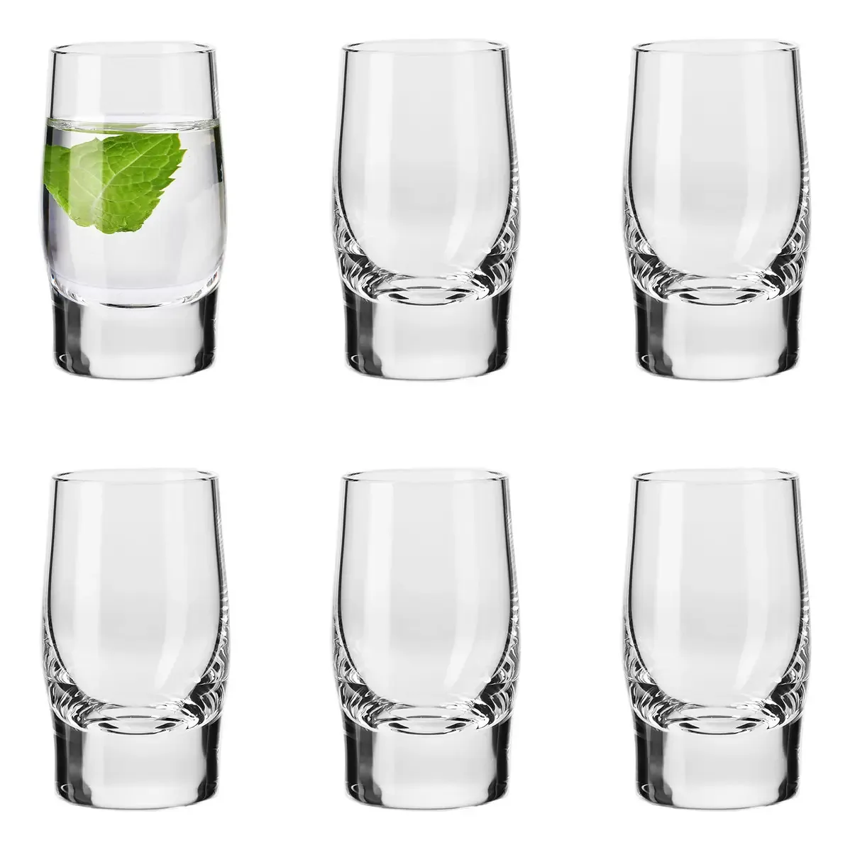 Copos de licor Barski Shot Glass, conjunto de 6 copos