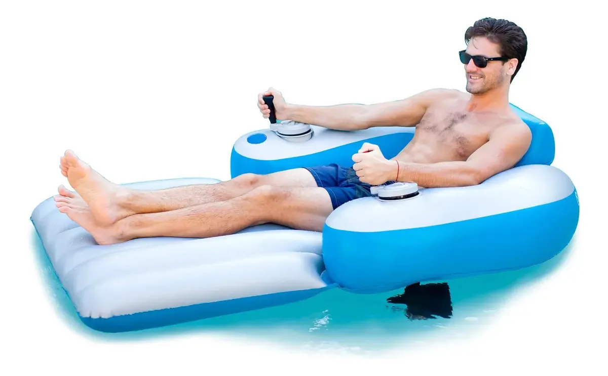 Espreguiçadeira inflável motorizada Poolcandy Splash Runner 2