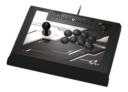 Controle Arcade Hori Fighting Stick Alpha Para Xbox One E Pc Cor Preto
