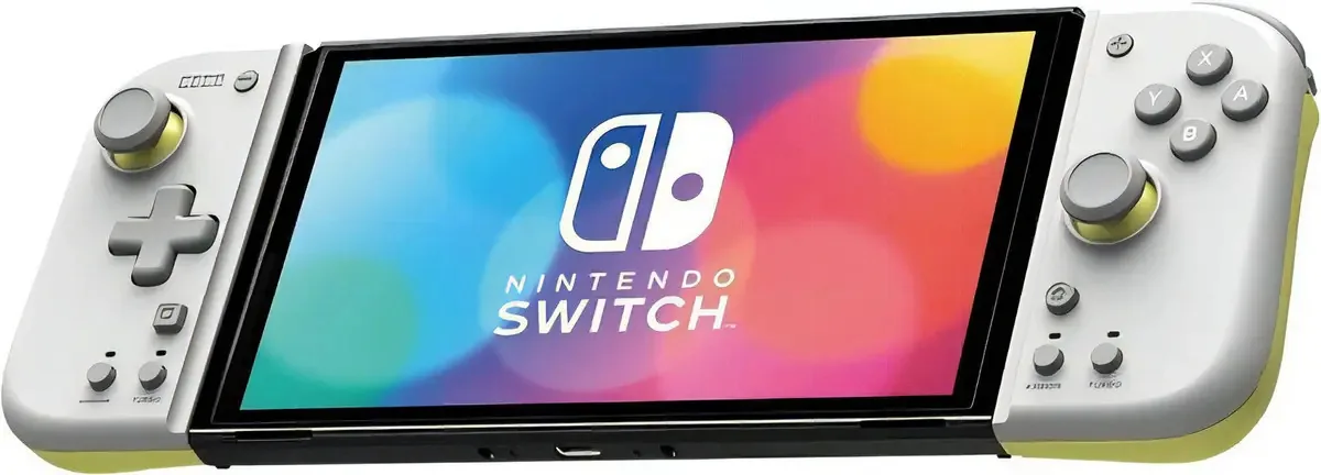 Controle Hori Split Pad Compact Para Nintendo Switch Branco