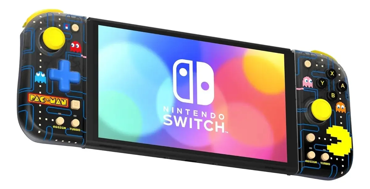 Controle Hori Split Pad Pacman Para Nintendo Switch Multicolor