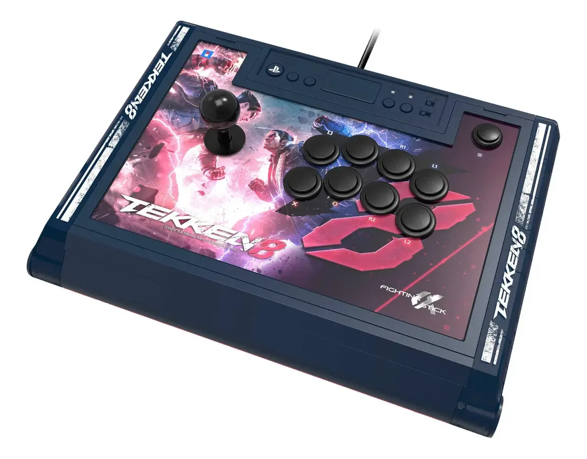 Controle Arcade Hori Fighting Stick Alpha Tekken Ps5 Ps4 Pc Preto