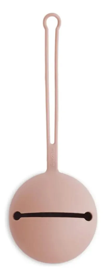 Mushie - Estojo para Chupeta (silicone), Rosa