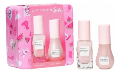 Conjunto de receitas Barbie Cuidado Facial Glow