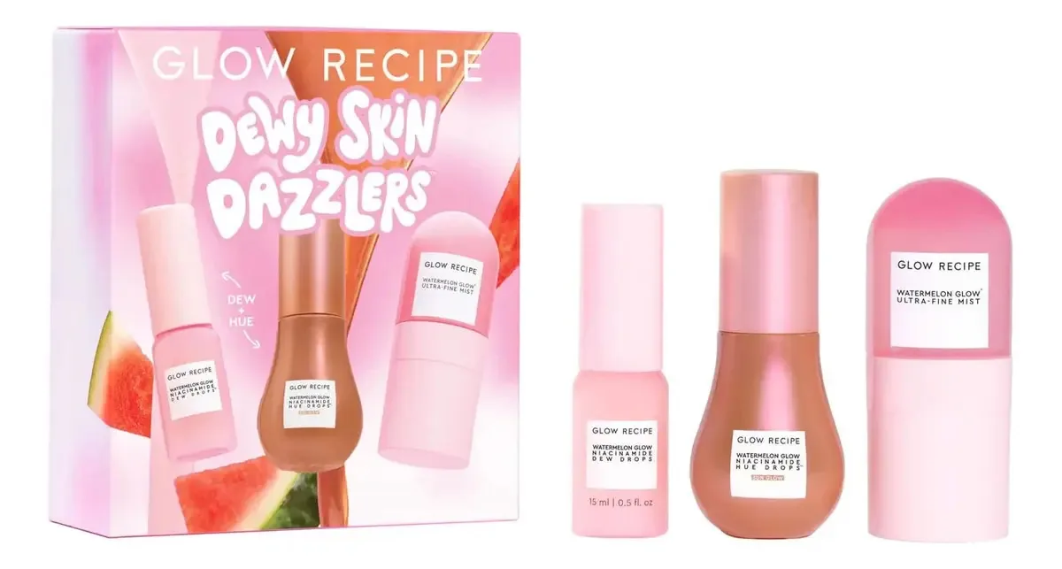 Kit de Cuidados com a Pele | Dewy Skin Dazzlers | Glow Recipe