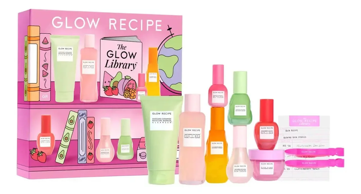 Kit De Cuidado De Piel | The Glow Library Kit | Glow Recipe