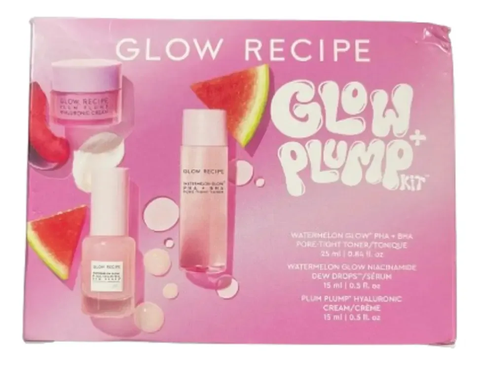 Glow Recipe Glow + Plump Kit Cuidado De Pele 3un