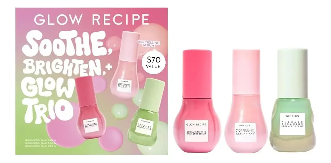 Glow Recipe Kit de Natal: Cuidados Faciais Iluminadores