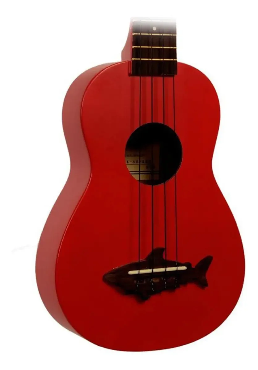 Ukulele eletroacústico Soprano Kala MK-SS/vermelho preto