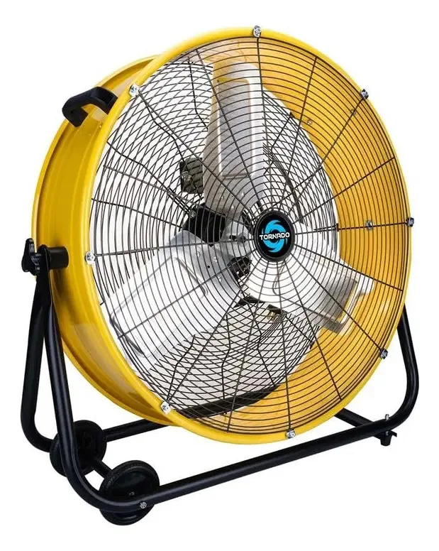 Ventilador Tornado Tilt Drum, 24 polegadas, alta velocidade