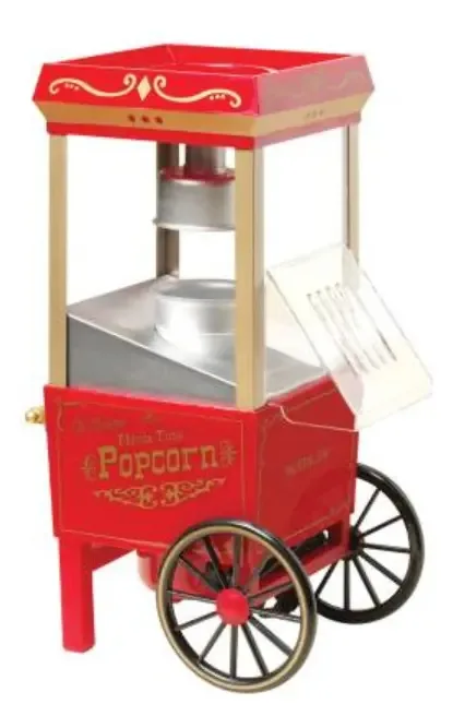 Máquina de pipoca vermelha Nostalgia Classic