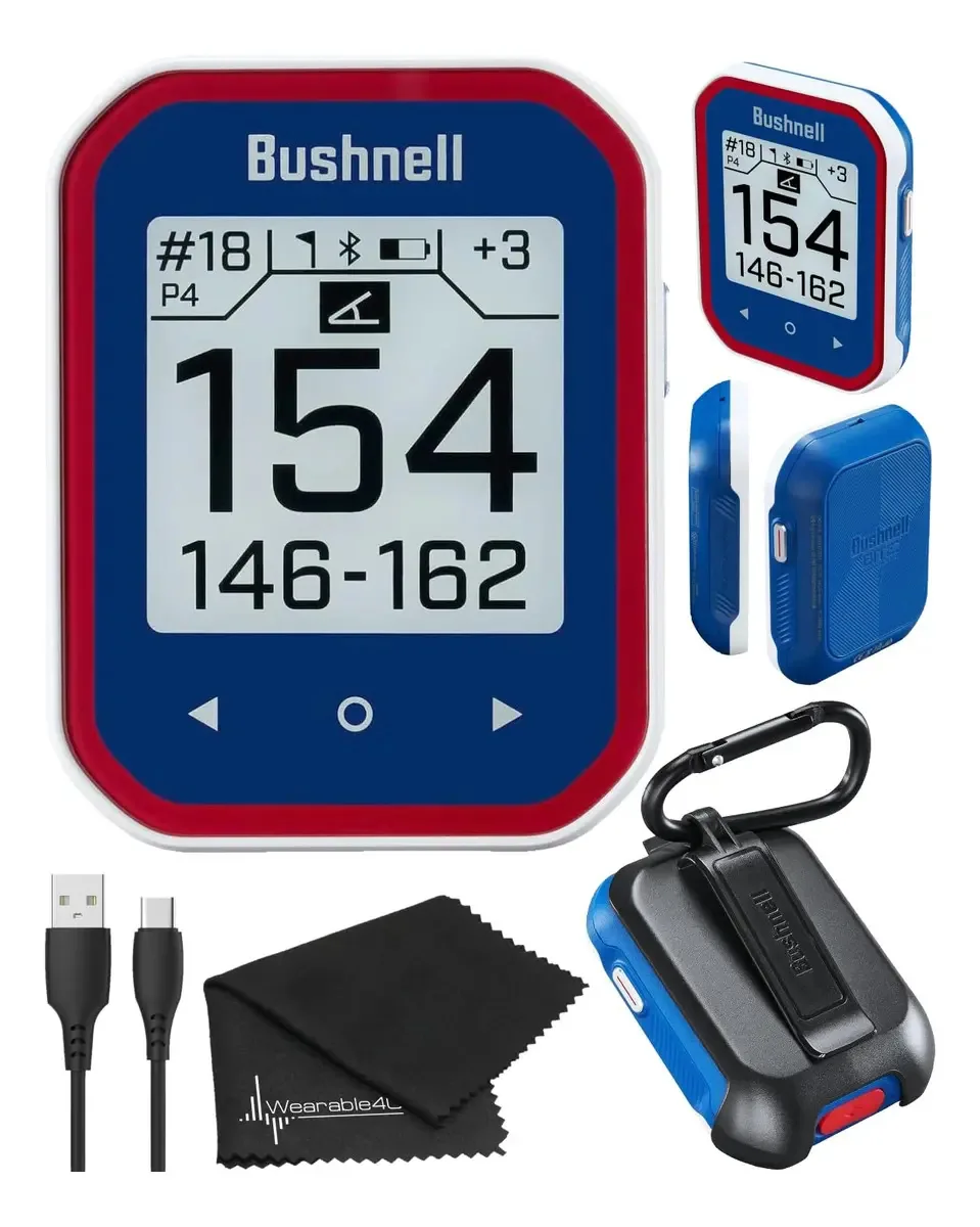 Bushnell Phantom 3 - Telêmetro GPS azul com suporte magnético