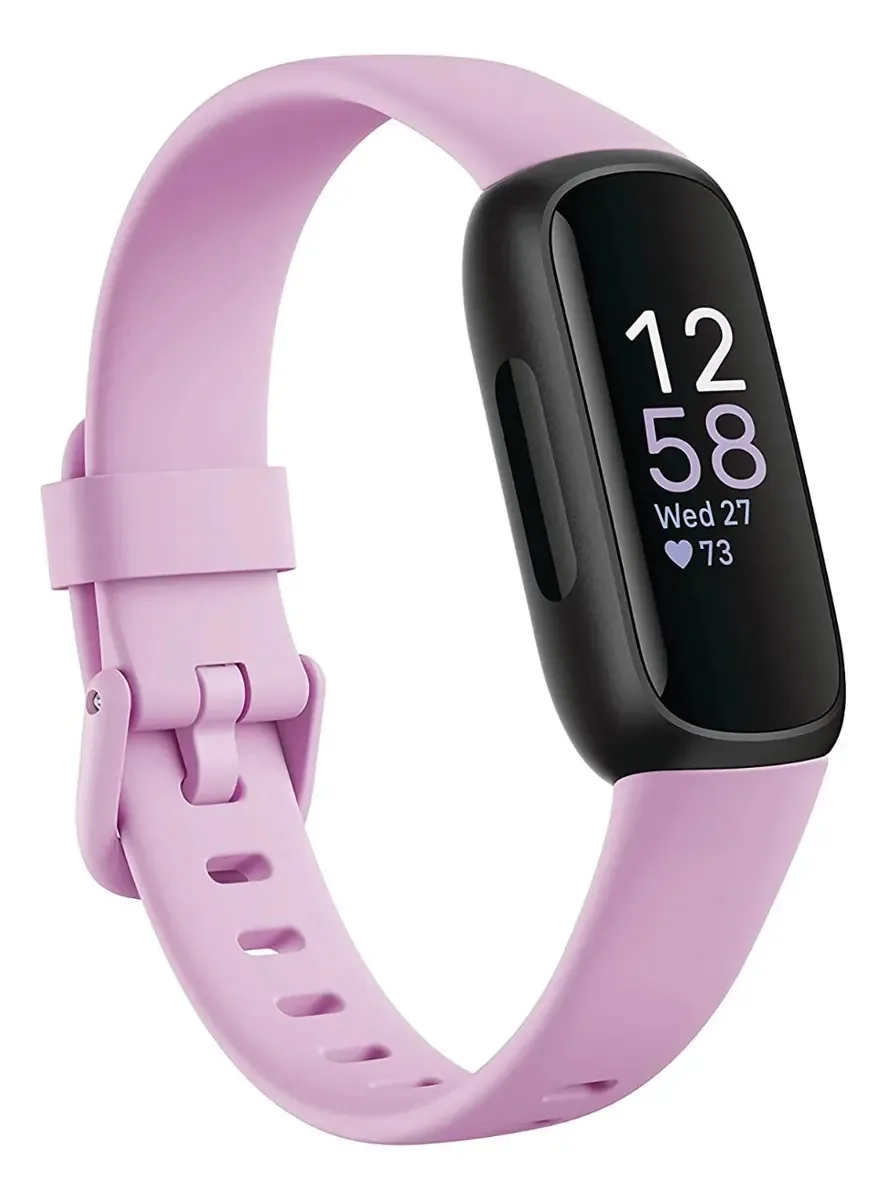 Fitbit Inspire 3 com controle de estresse e rastreamento do sono Color Lilac Bliss