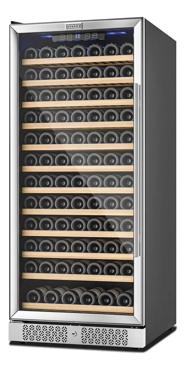 Refrigerador Empava de 24 polegadas, 127 garrafas individuais