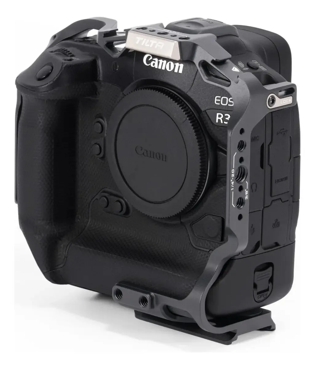 Camera Cage Tilta Full Para Canon R3 Com Receptores Cold Sho