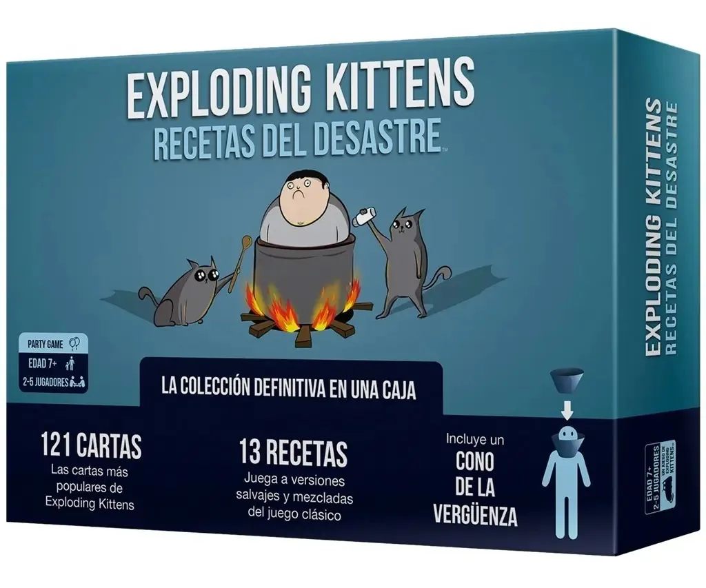Exploding Kittens | Jogos de tabuleiro | Receitas de desastres