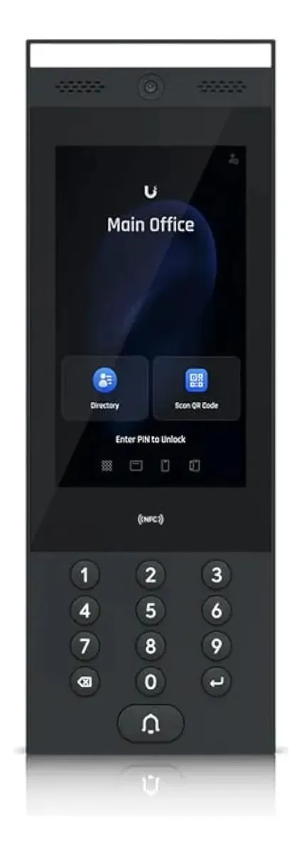 Terminal de intercomunicação interno e externo Ubiquiti