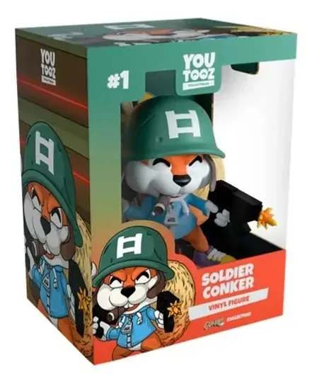 Conker Soldado - Conker's Bad Fur Day - Figura Youtooz Games