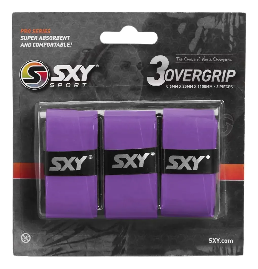 Overgrip Sexy Pro Serie Com 03 Unidades Roxo