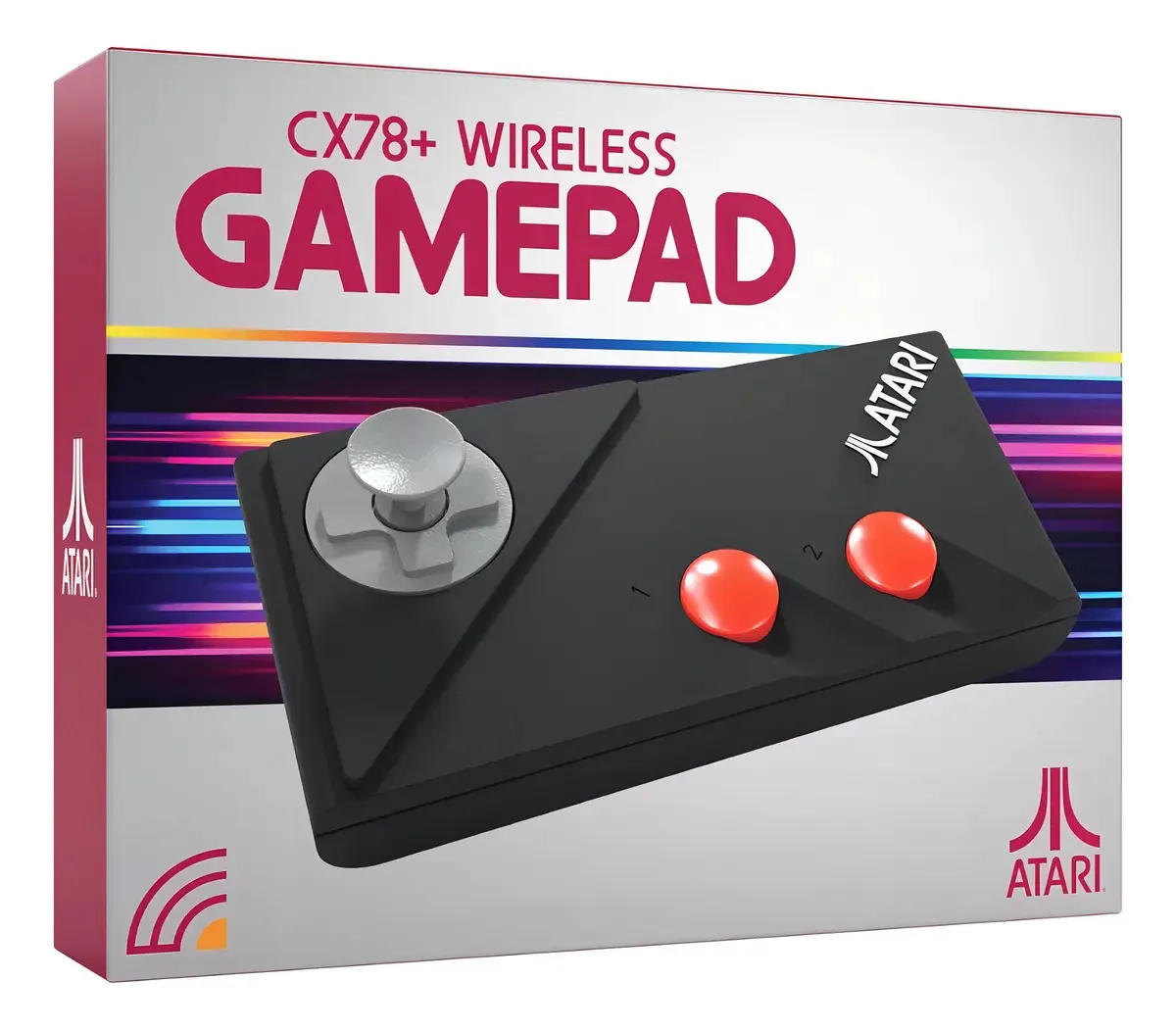 Controle Wireless Atari CX78+ para Atari 2600, 2600+ e 7800 Preto