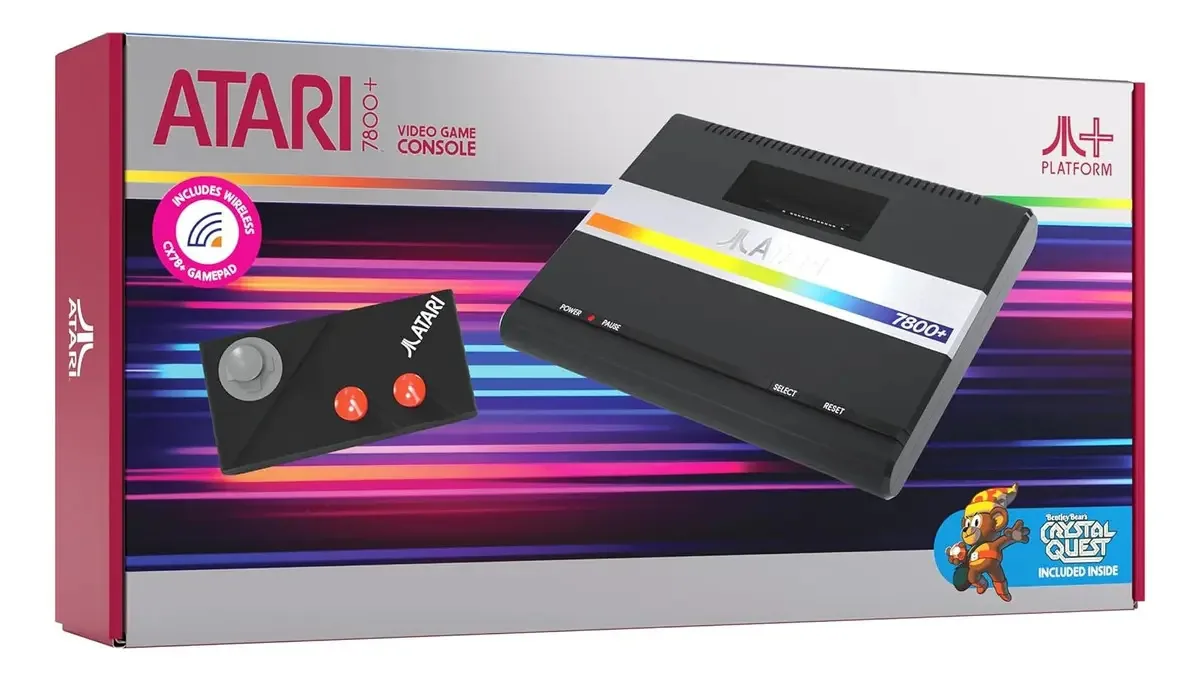 Console Atari 7800+ Preto para Retrogames com HDMI