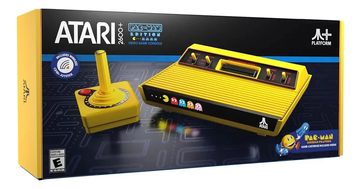 Atari 2600+ Pac-man Edition Amarelo