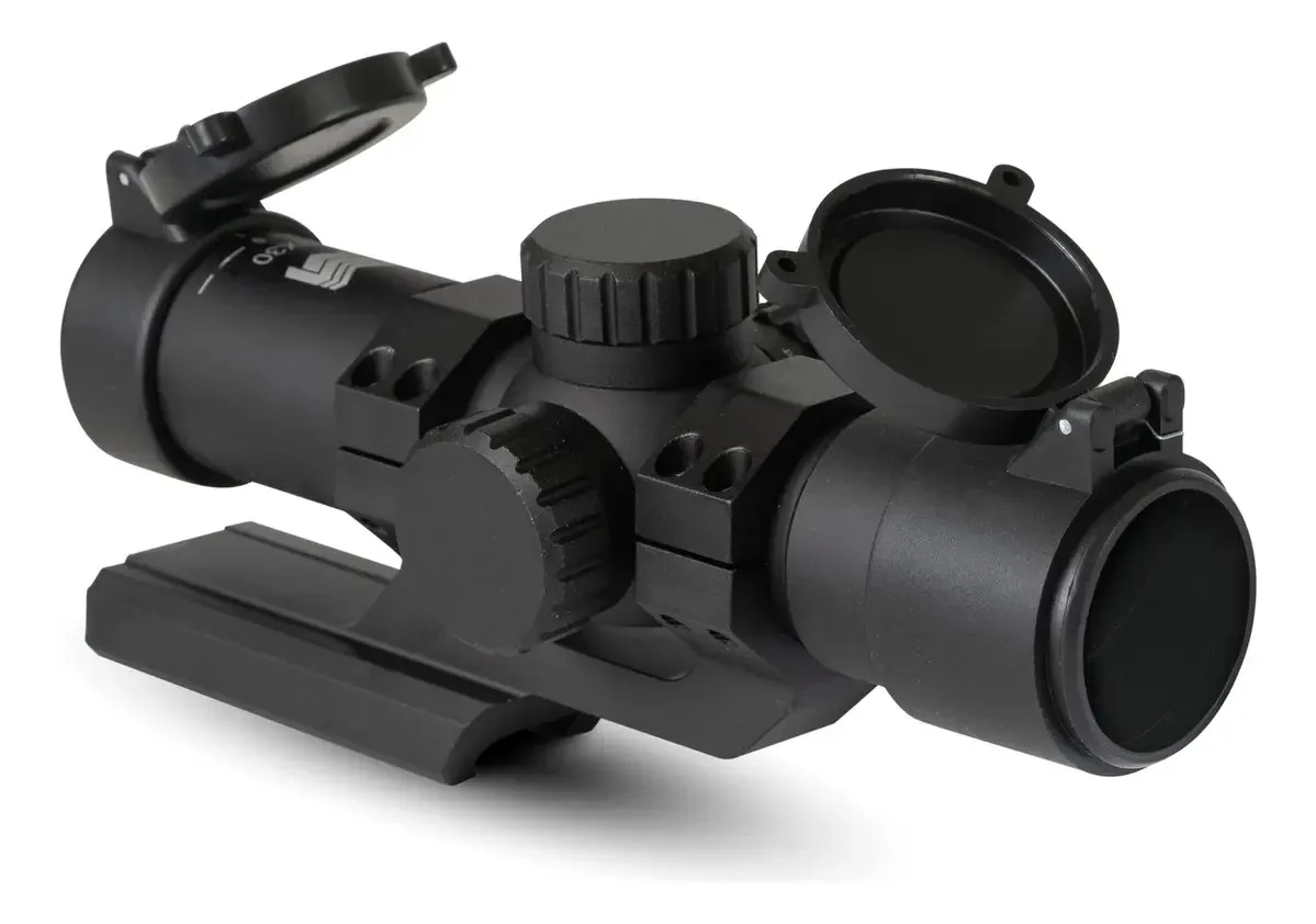 Alcance de ampliação fixo Monstrum Stealth 4x30 | Preto | Reti
