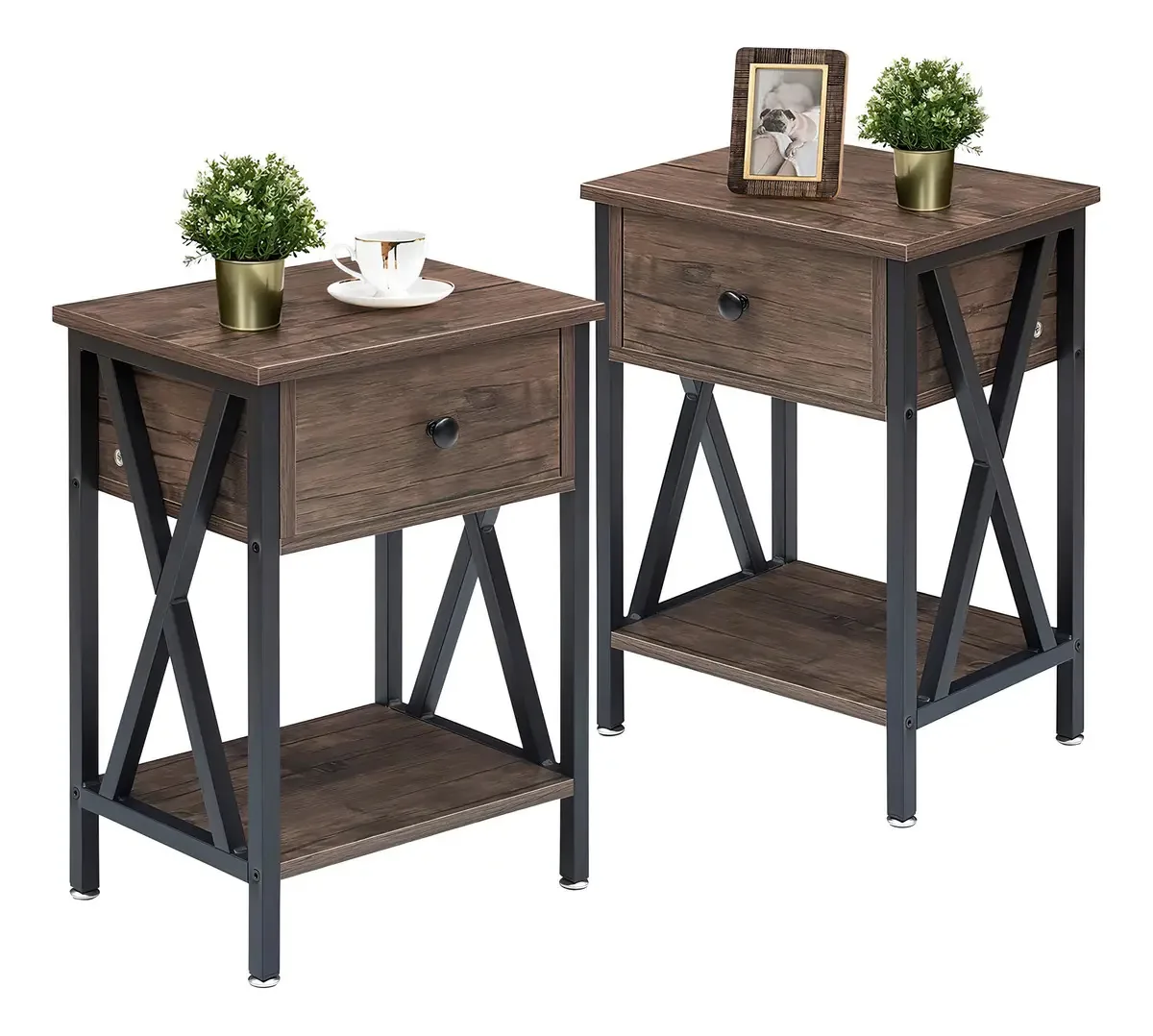 Mesa de cabeceira moderna Vecelo Mesas de cabeceira com