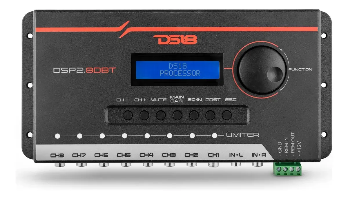 Processador de som digital de entrada e saída Ds18 DSP2.8dBT